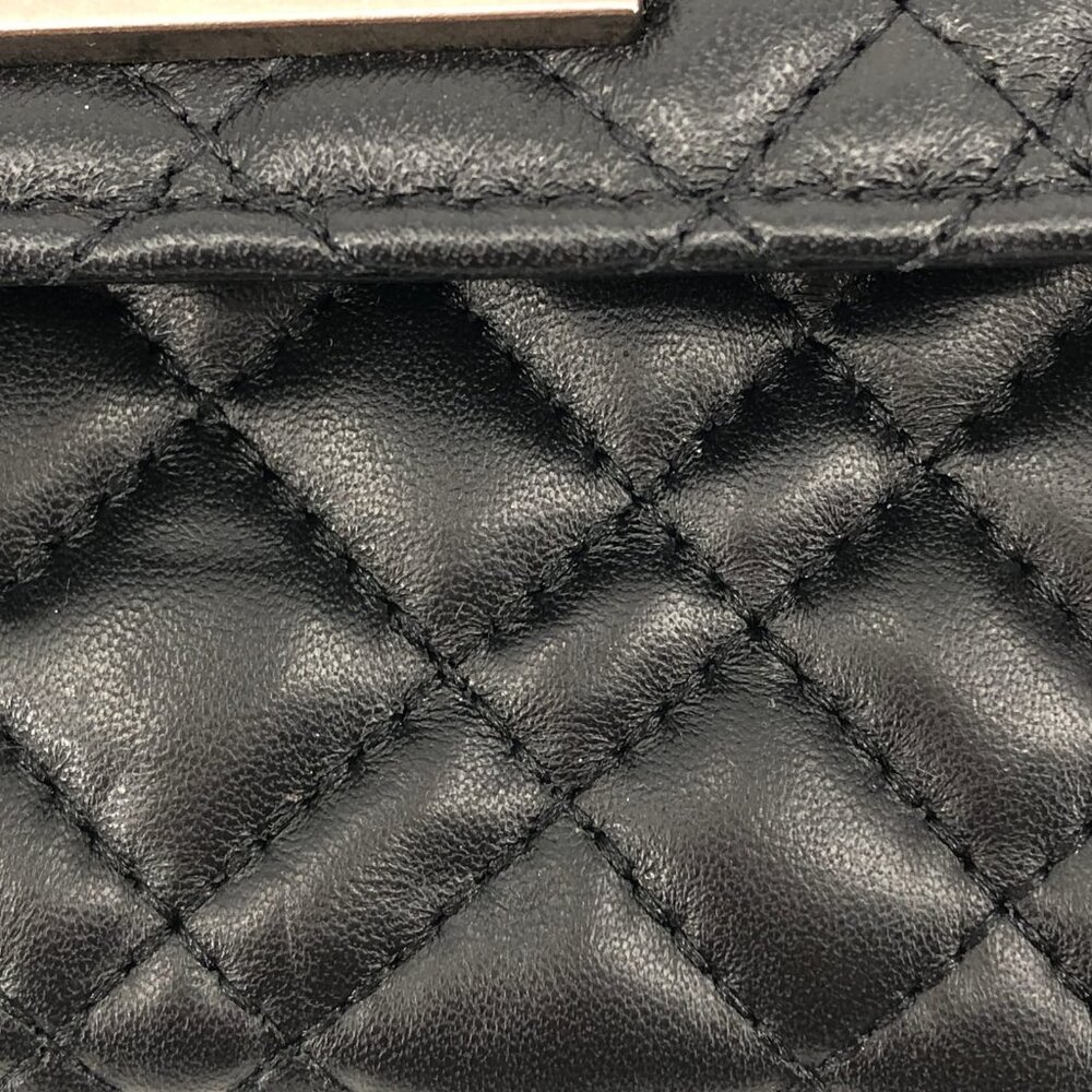 Kurt Geiger Black Classic Shoulder Bag | Silver Hardware - Picture 7 of 7